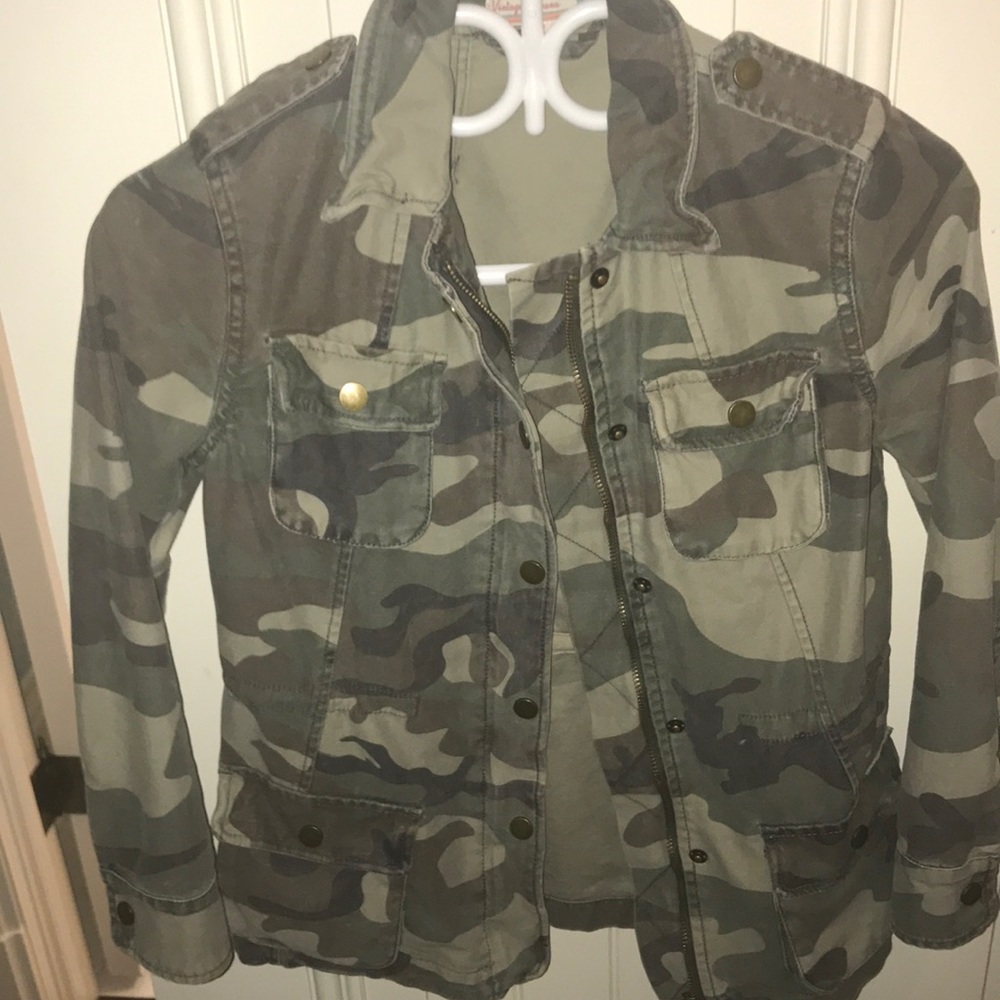 camouflage utility jacket